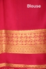 Contrast Wedding Mysore Crepe Silk Saree